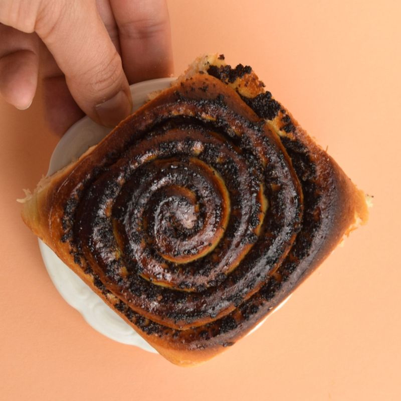 BROTKLAPPE Mohnschnecke - Produktbild