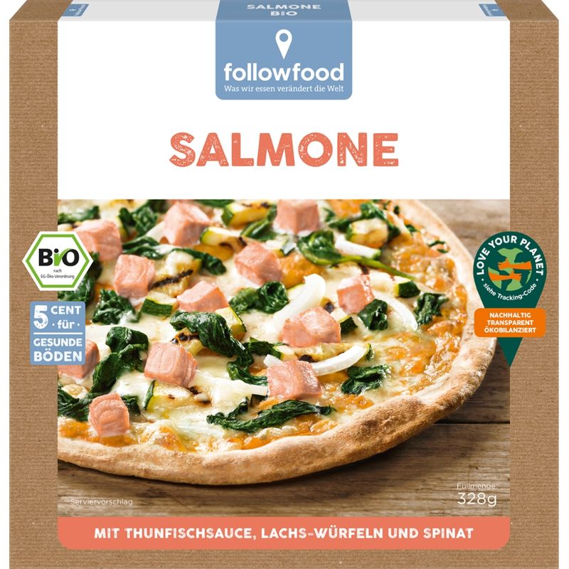 followfood Pizza Salmone Bio 328g - Produktbild