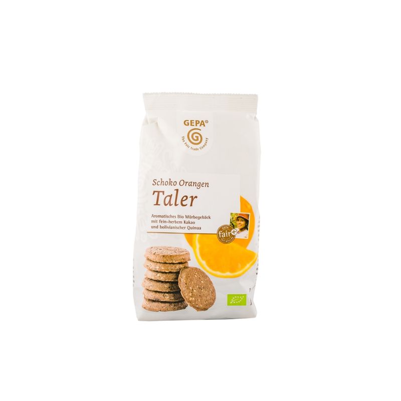 GEPA - The Fair Trade Company Bio Schoko Orangen Taler - Produktbild