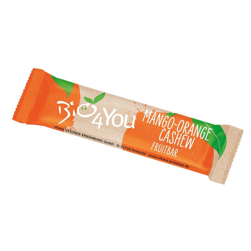 vitana Gesunde Ernährung Bio-Mango-Orange-Cashew Fruchtriegel - Produktbild