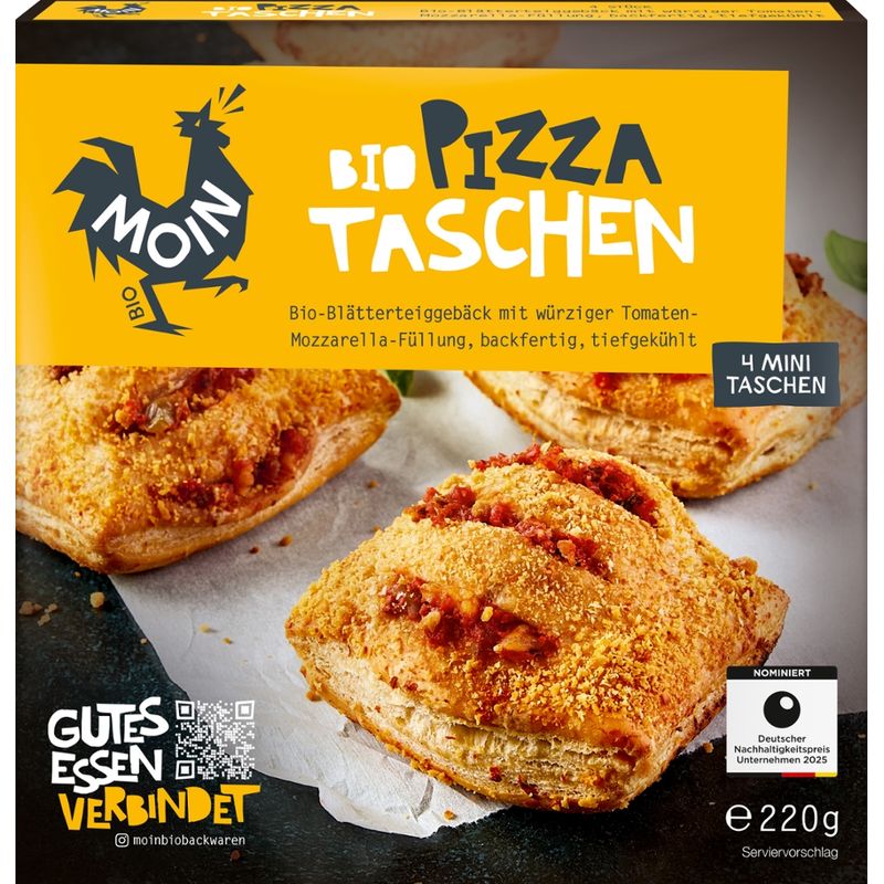 Moin Bio Backwaren Bio Pizza Taschen, 55g - Produktbild