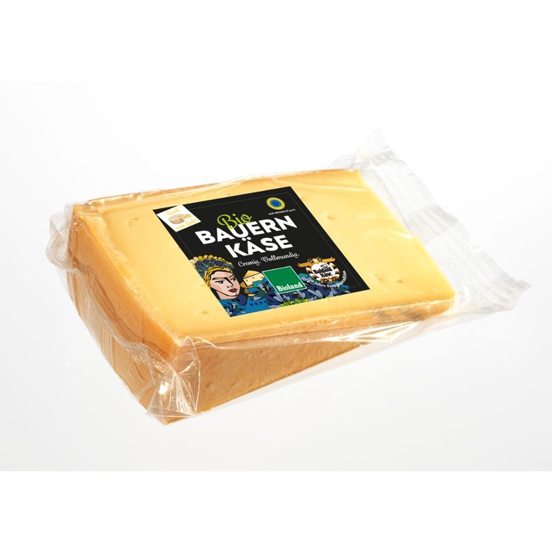 Baldauf Käse Baldauf Bio Bauernkäse Stücke 300g egalisiert - Produktbild
