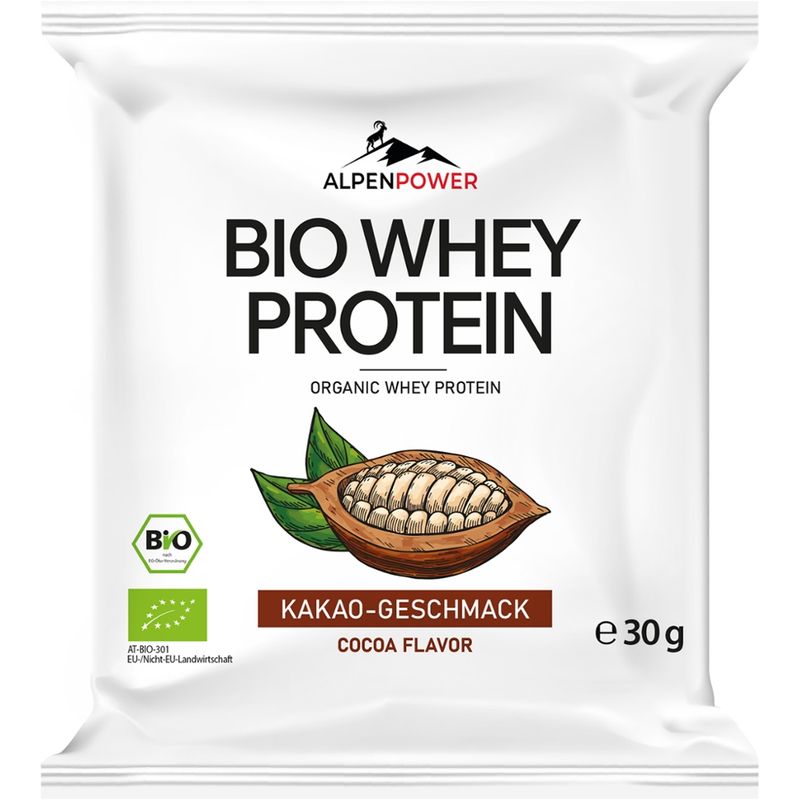 Alpenpower Bio Whey Protein- Kakao - Produktbild
