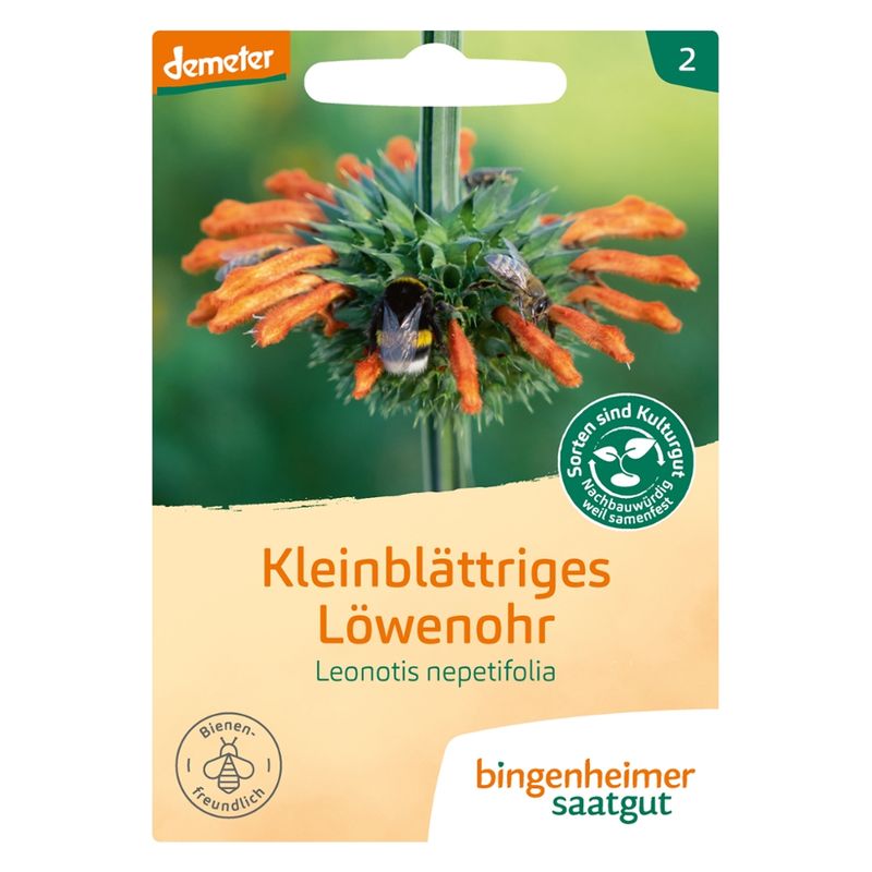Bingenheimer Saatgut Kleinblättriges Löwenohr - Blumen (Saatgut) - Produktbild