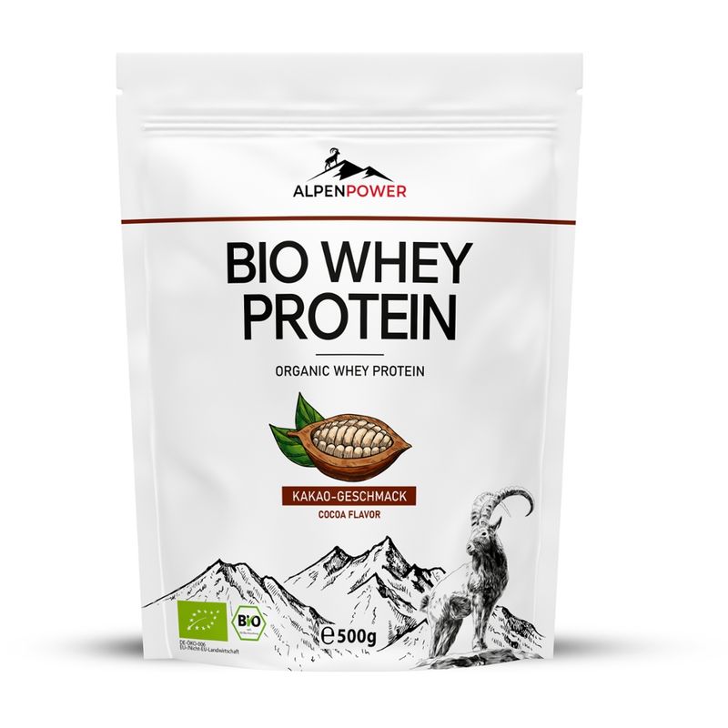Alpenpower Bio Whey Protein- Kakao - Produktbild