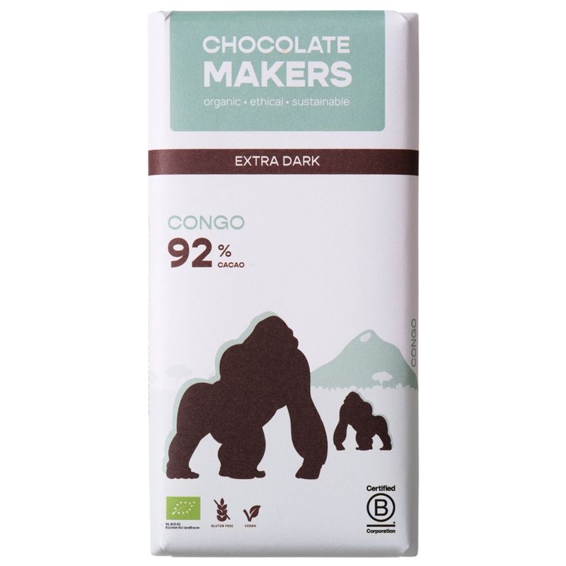 Chocolatemakers Kongo Extra Pur 92% - Produktbild