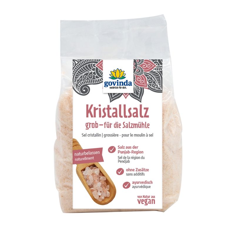 Govinda Rosa Steinsalz grob für die Salzmühle - Produktbild