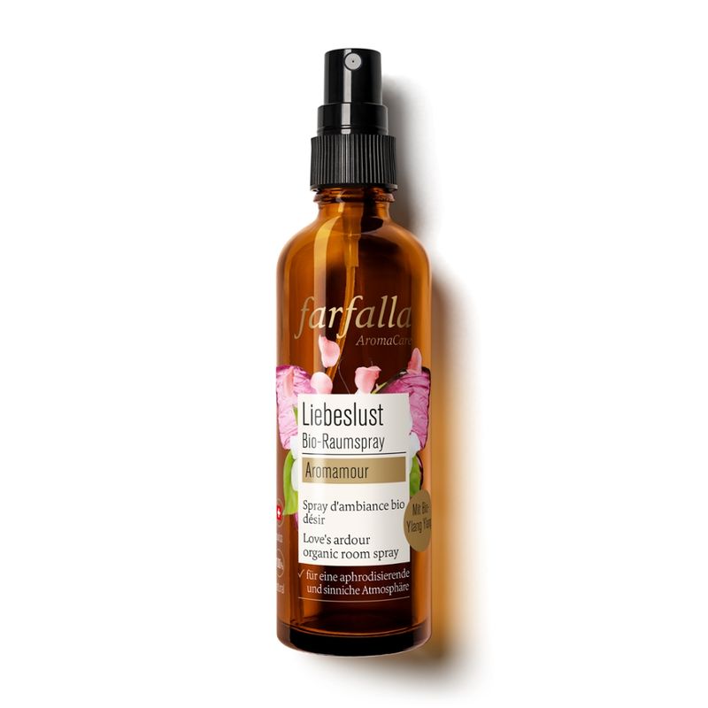 farfalla Aromamour, Liebeslust Bio-Raumspray, 75ml - Produktbild