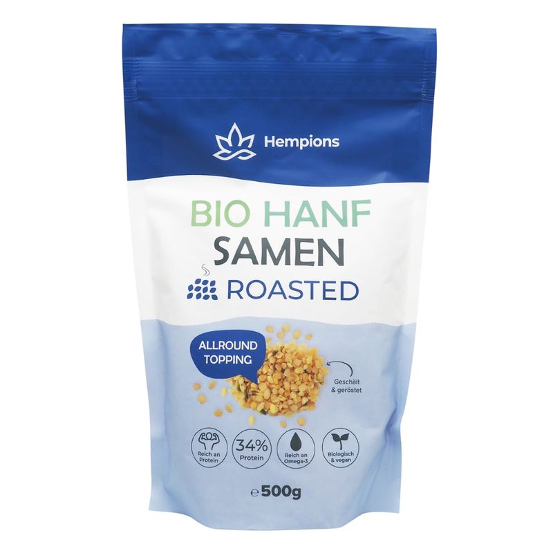 Hempions Bio Hanfsamen Roasted, 500 g - Produktbild