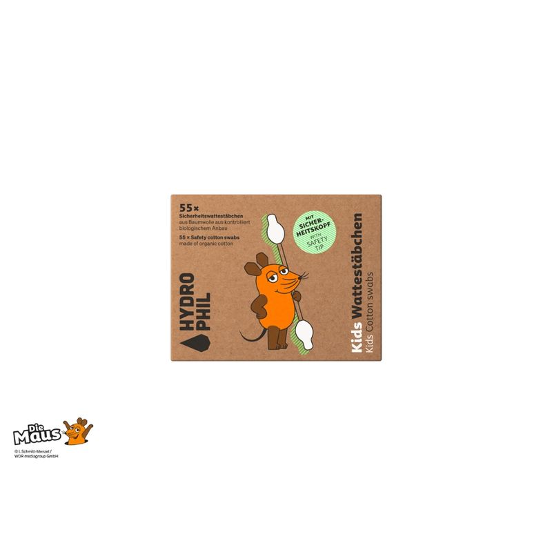 HYDROPHIL HYDROPHIL Kinder Sicherheitswattestäbchen - Produktbild