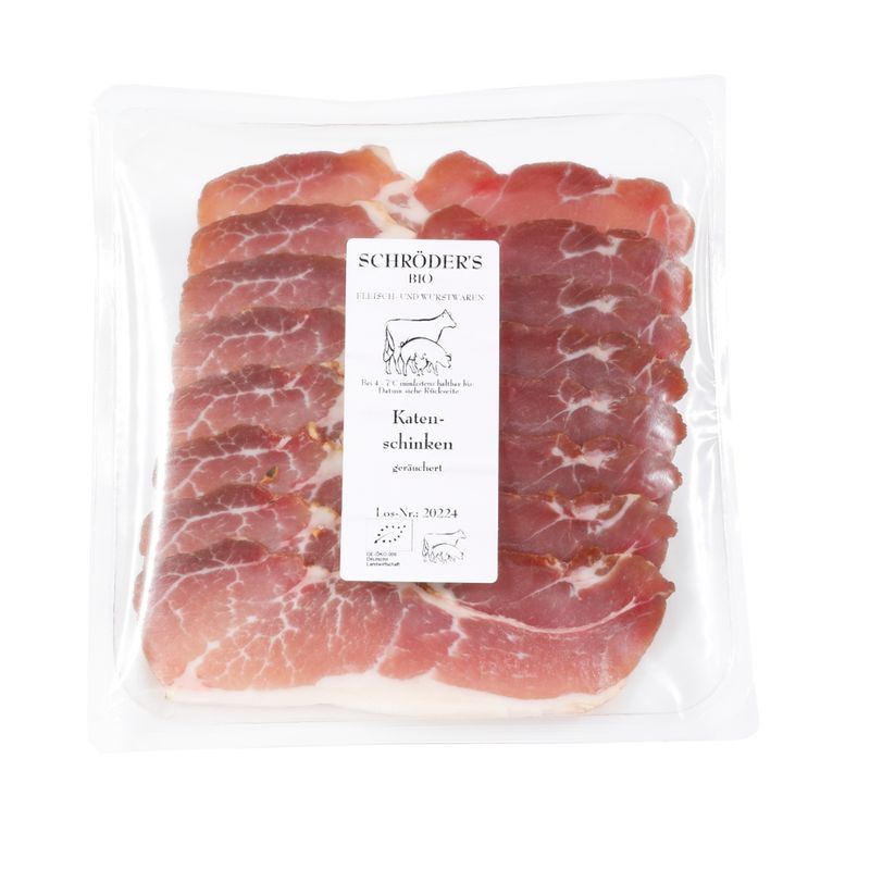 Schröder's Bio Fleisch- und Wurstwaren dicke Scheiben Katenschinken 200 g, geräuchert - Produktbild
