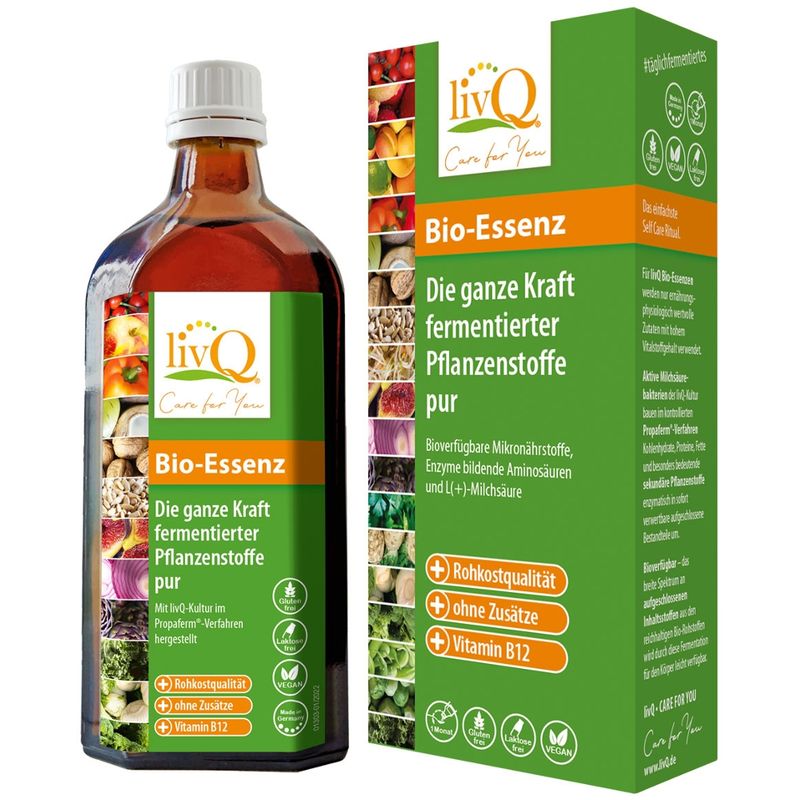 livQ® livQ Bio-Essenz - fermentiertes Naturkonzentrat, pur, intensiv - Produktbild