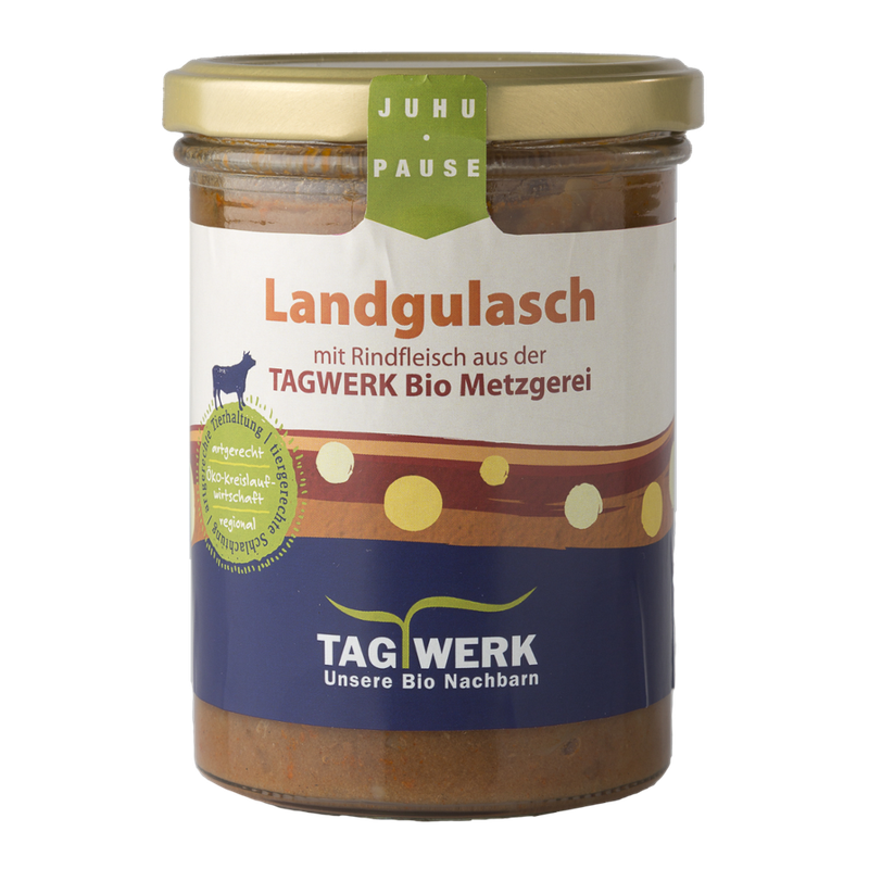 TAGWERK Landgulasch mit Rindfleisch aus der TAGWERK Bio Metzgerei - Produktbild