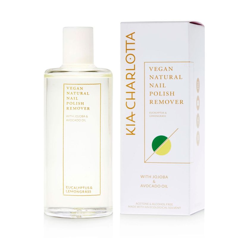 Kia-Charlotta Kia-Charlotta I Nail Polish Remover 100ml I Eukalyptus & Zitronengras I Tierversuchsfrei I Made in Germany I Premium Qualität - Produktbild