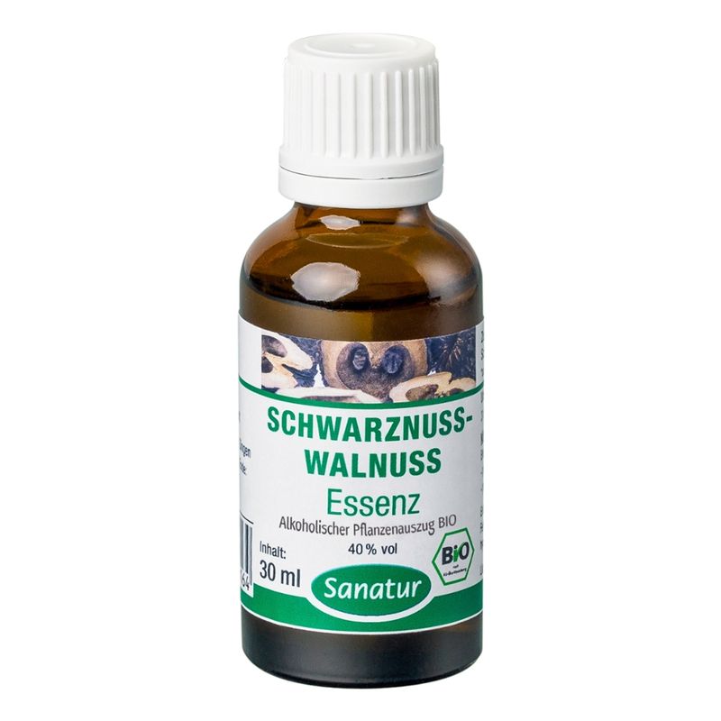 Sanatur Schwarznuss Walnuss Essenz, Bio - Produktbild