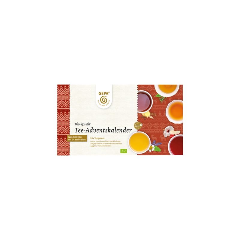 GEPA - The Fair Trade Company Bio Tee-Adventskalender 24 x Teegenuss - Produktbild