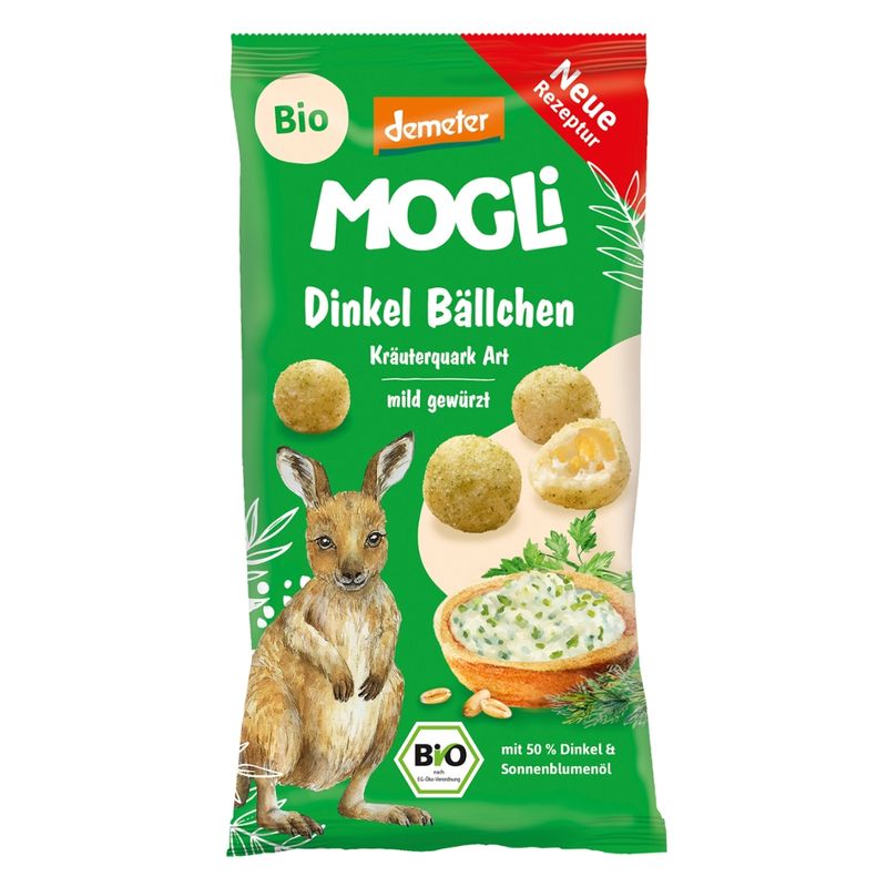 Mogli Dinkel Bällchen Kräuterquark Art - Produktbild