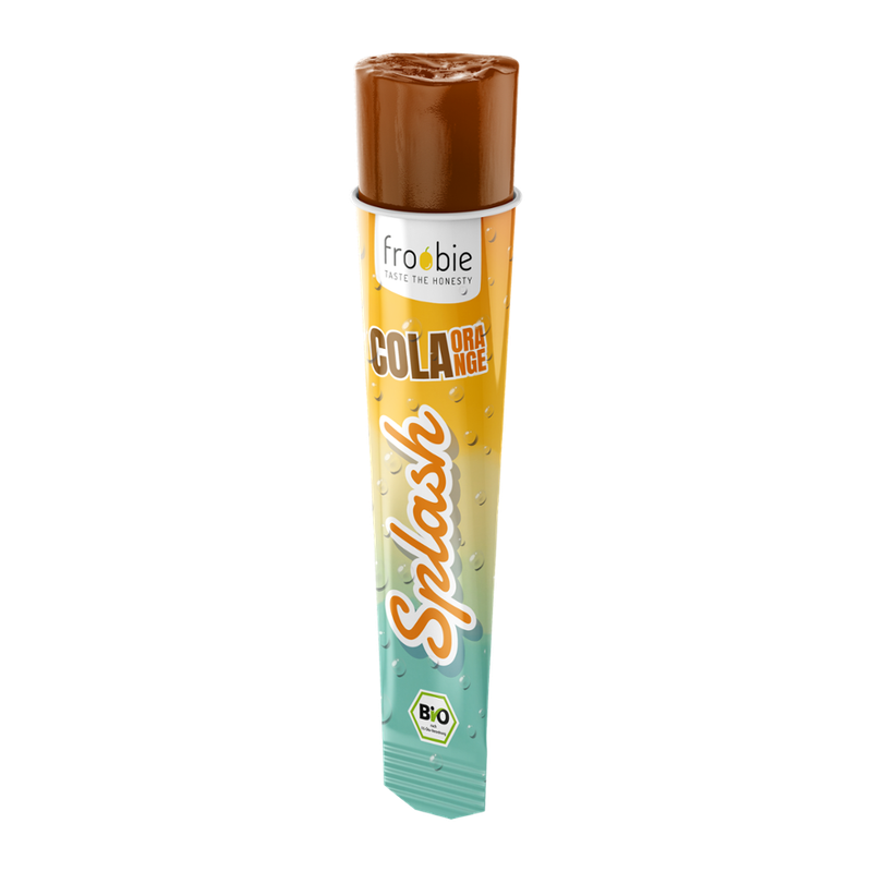 froobie froobie Splash Bio Cola-Orange-Eis in der Quetschtüte - Produktbild
