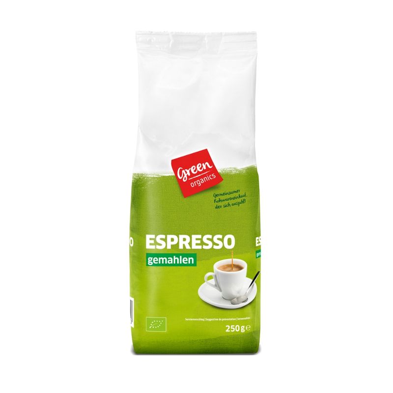 greenorganics Espresso gemahlen - Produktbild