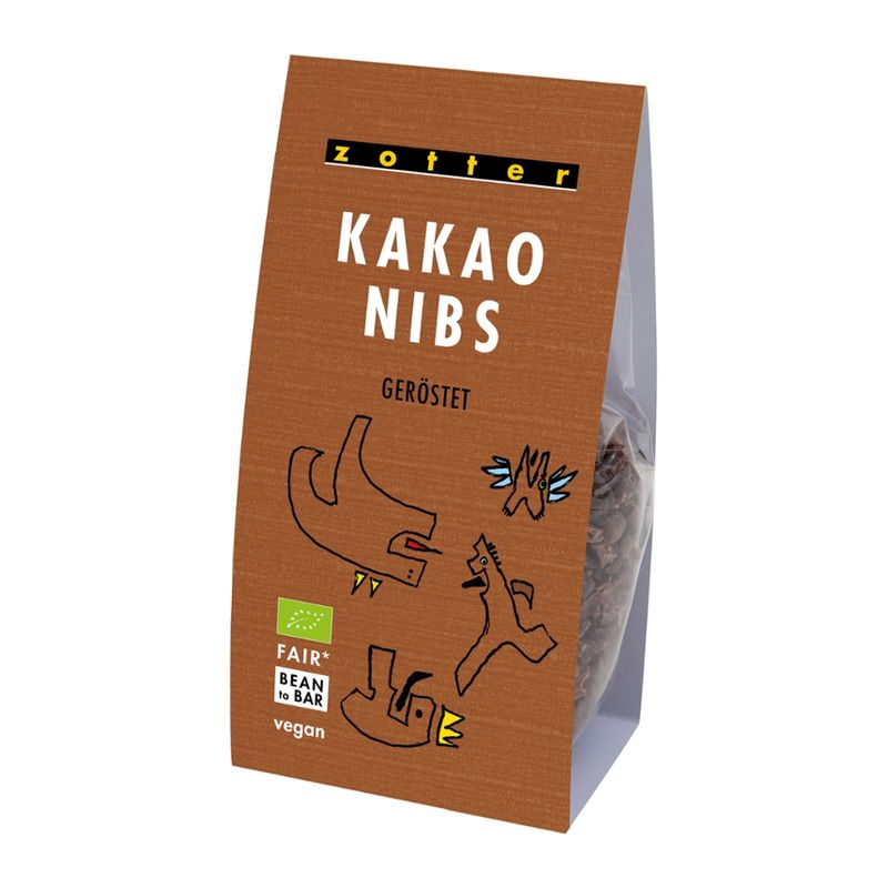 Zotter Schokolade Kakaonibs geröstet - Produktbild