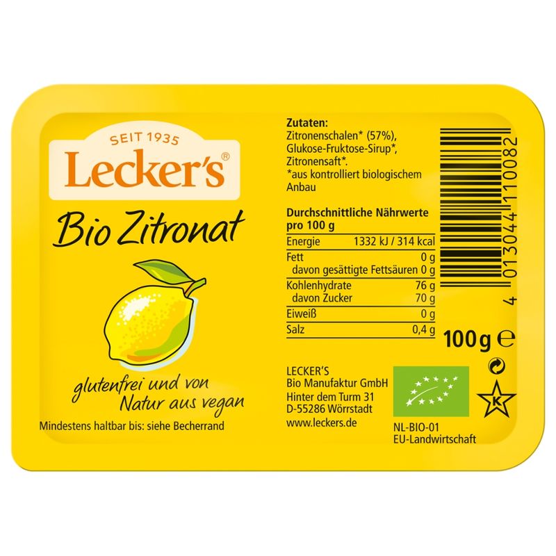 Lecker´s Bio Zitronat - Produktbild