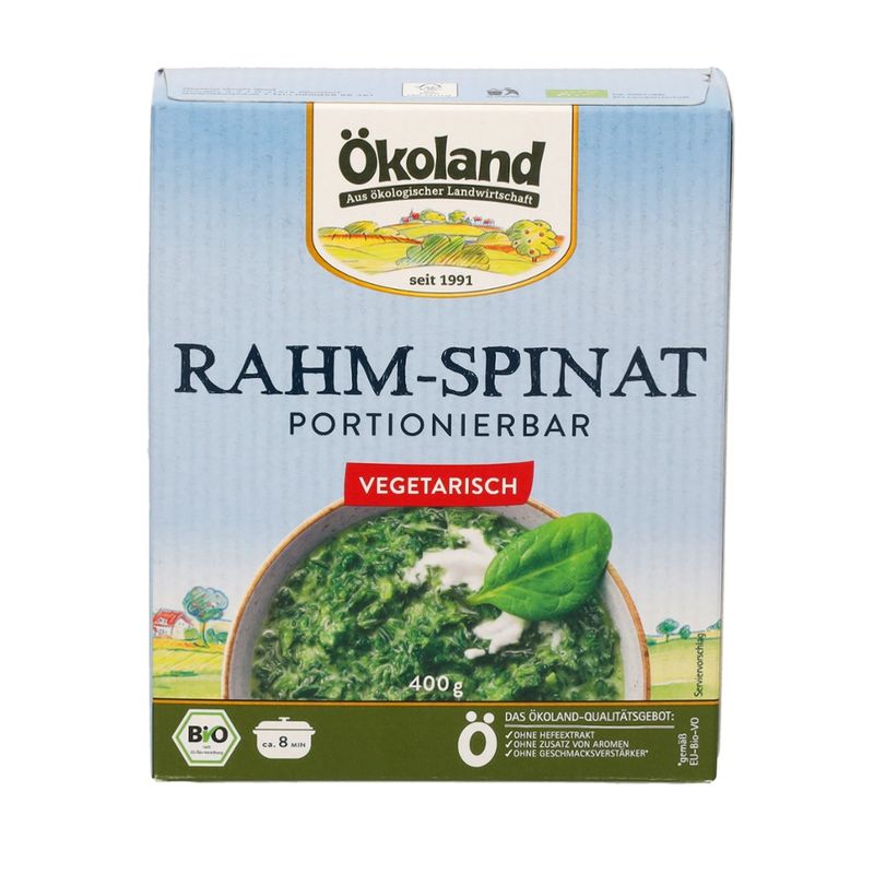 ÖKOLAND Rahm-Spinat, portionierbar - Produktbild