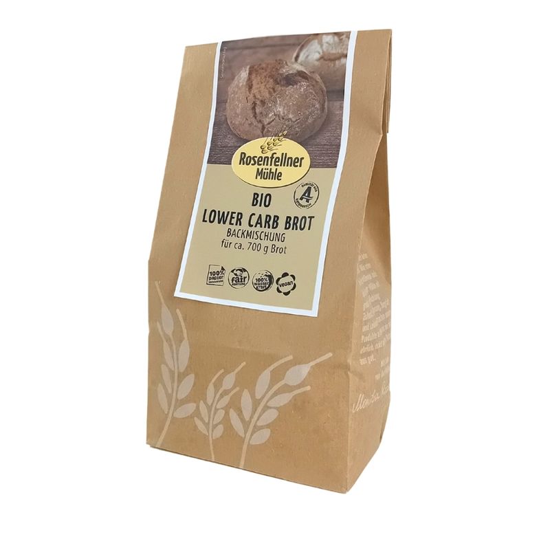 Rosenfellner Mühle & Naturkost Bio Lower Carb Brot Backmischung 240g - Produktbild