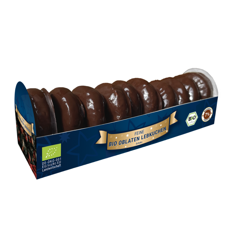 Nürnberger Bio Originale feine Bio Oblaten Lebkuchen Schoko - Produktbild