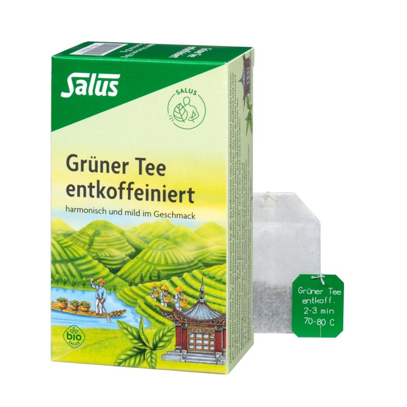 Salus® Salus® Grüner Tee entkoffeiniert bio 15 FB - Produktbild