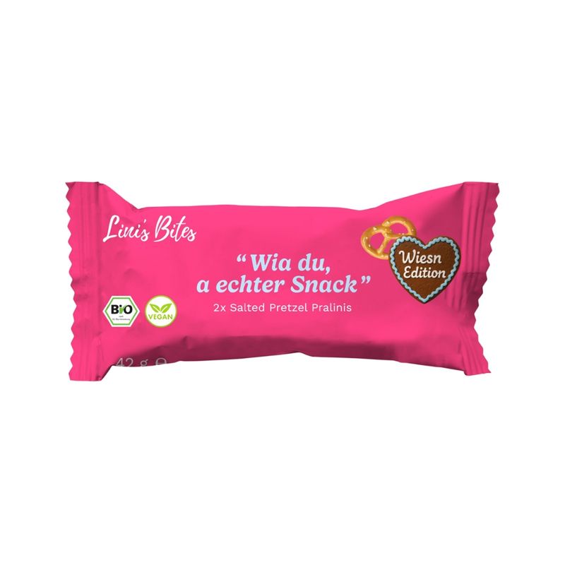 Lini's Bites Bio Salted Pretzel Pralinis - Produktbild