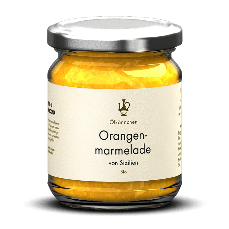 Ölkännchen Ölkännchen Orangenmarmelade, 72% Frucht, Sizilien IT 220g - Produktbild