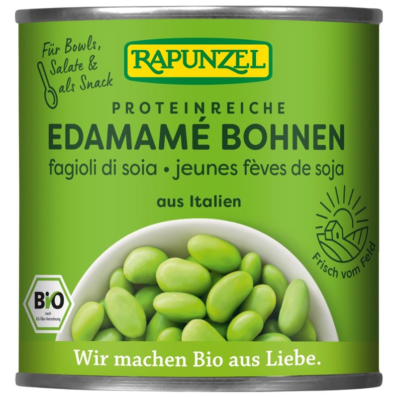 Rapunzel Sojabohnen Edamamé, in der Dose - Produktbild