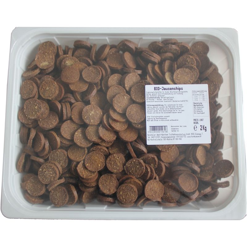 Hundejause Hundejause Bio JausenChips BigPack Hunde-Leckerli 2000g - Produktbild