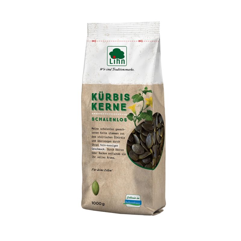 Lihn Kürbiskerne, schalenlos gewachsen - Produktbild