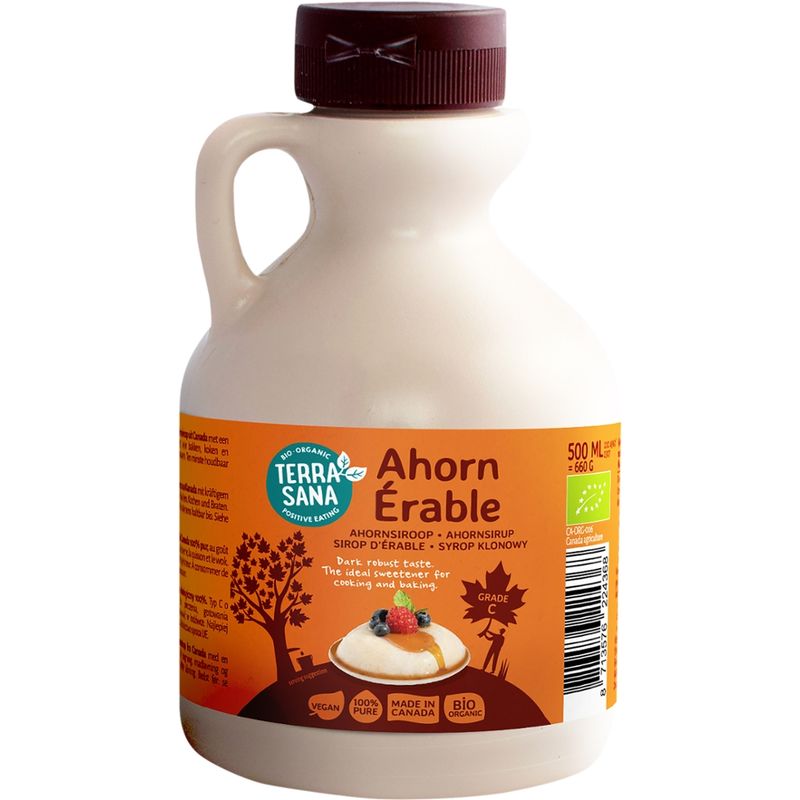 TerraSana Ahornsirup 100% Grad C - Krug - Produktbild