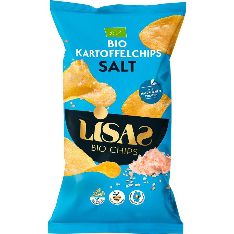 Lisas Bio Chips Lisas Bio Kartoffelchips Salt 40g - Produktbild