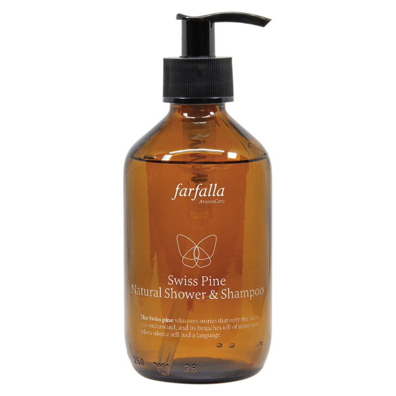 farfalla Swiss Pine Natural Shower & Shampoo, 250ml - Produktbild