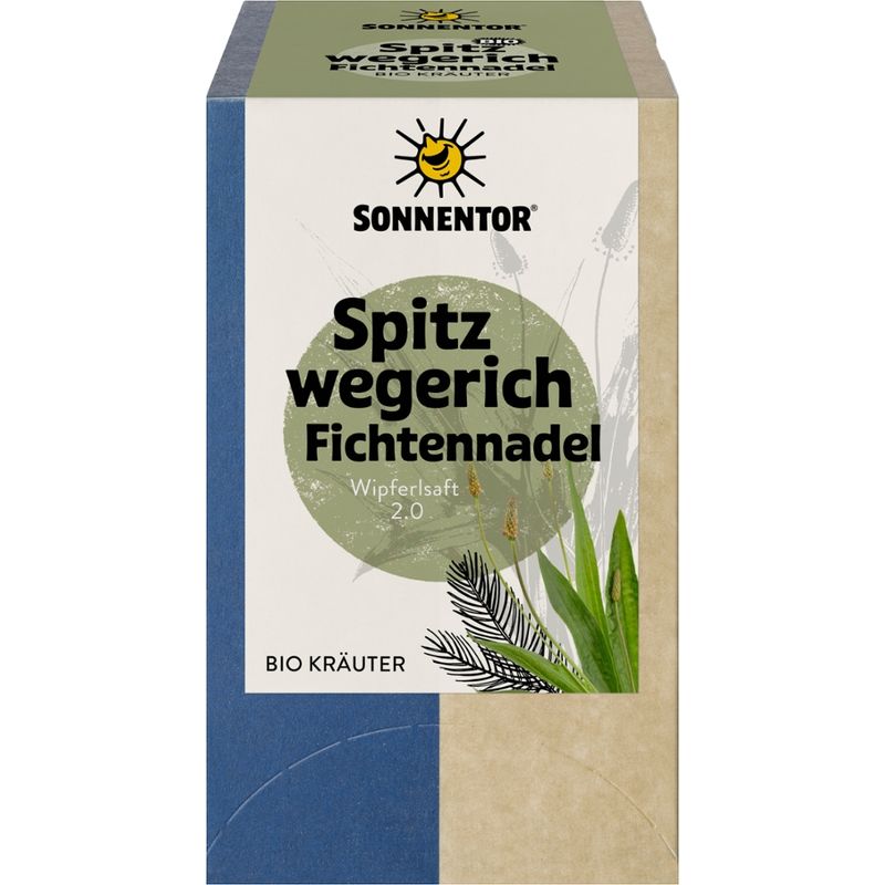 Sonnentor Spitzwegerich-Fichtennadel, Doppelkammerbeutel - Produktbild