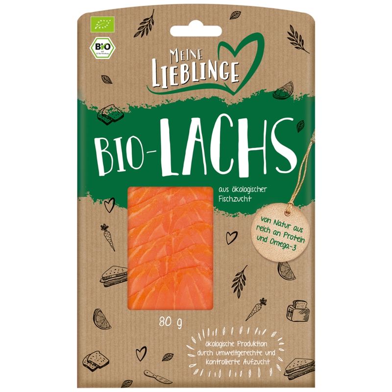 Meine Lieblinge Meine Lieblinge Bio-Lachs 4x80g - Produktbild