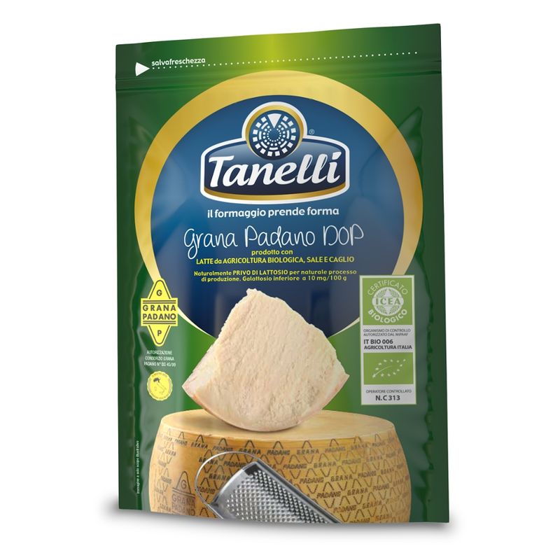 TANELLI  Grana Padano DOP BIO gerieben - Produktbild