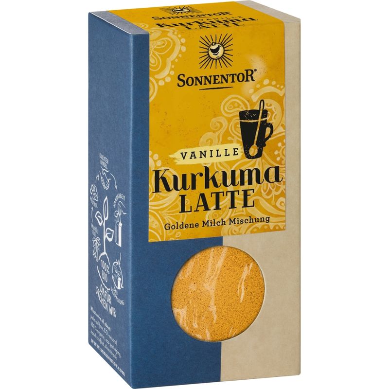 Sonnentor Kurkuma Latte Vanille, Packung - Produktbild