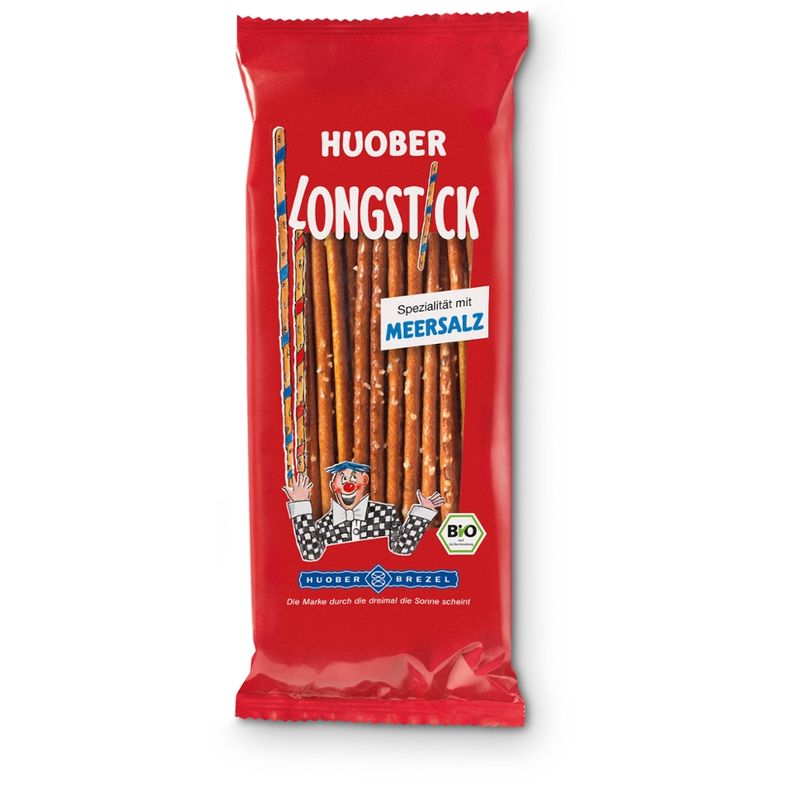 HUOBER BREZEL HUOBER Longstick mit Meersalz 125g - Produktbild