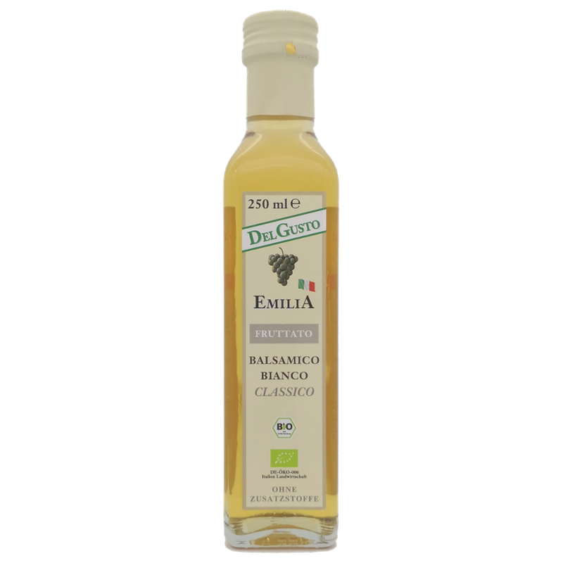 DelGusto Balsamico BIANCO CLASSICO Fruttato Vegan - Produktbild