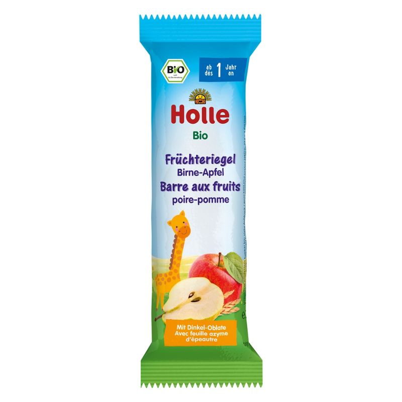 Holle  Bio-Früchteriegel Birne-Apfel - Produktbild