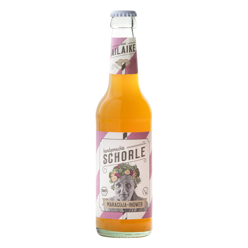 AiLaike Natural Beverages  AiLaike Maracuja-Ingwer Schorle - Produktbild
