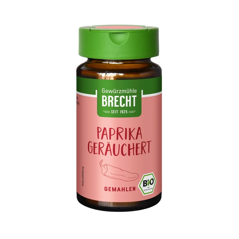 Gewürzmühle Brecht Paprika geräuchert, gemahlen - Glas - Produktbild