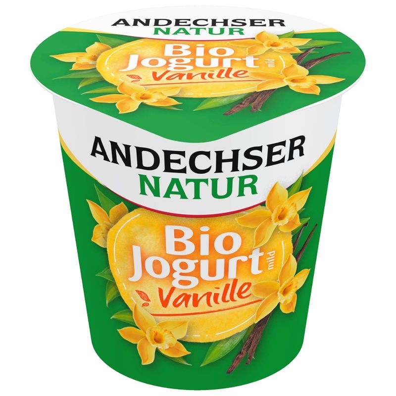 Andechser Natur Bio Fruchtjogurt Vanille 3,8% - Produktbild