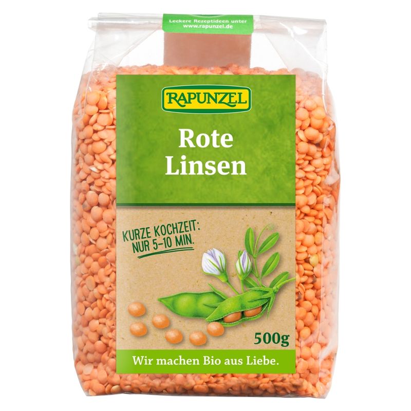 Rapunzel Linsen rot - Produktbild