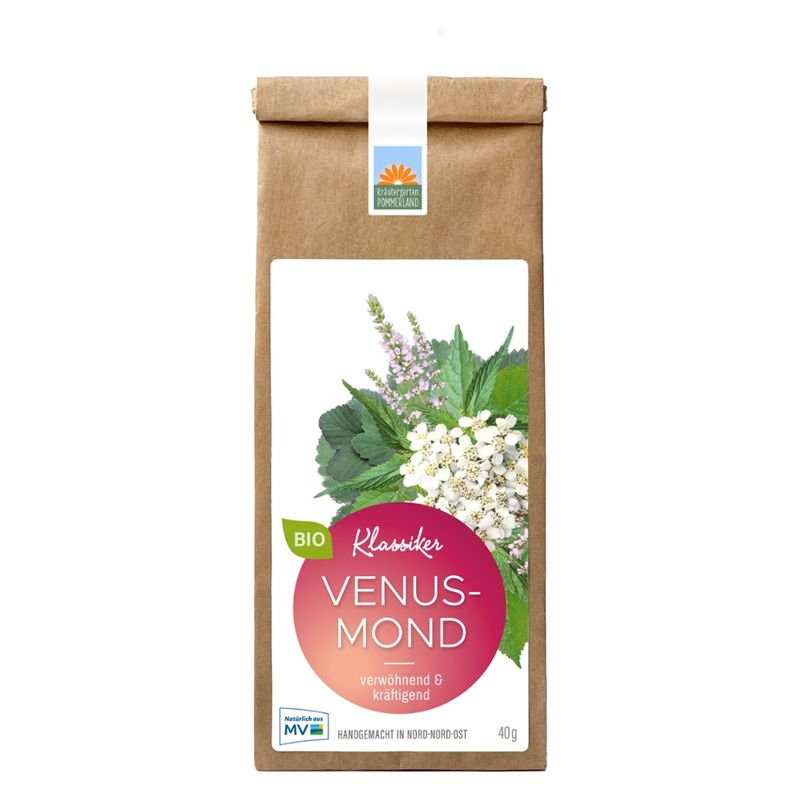 Kräutergarten Pommerland Venusmond - Bio Frauentee in der Papiertüte - Produktbild