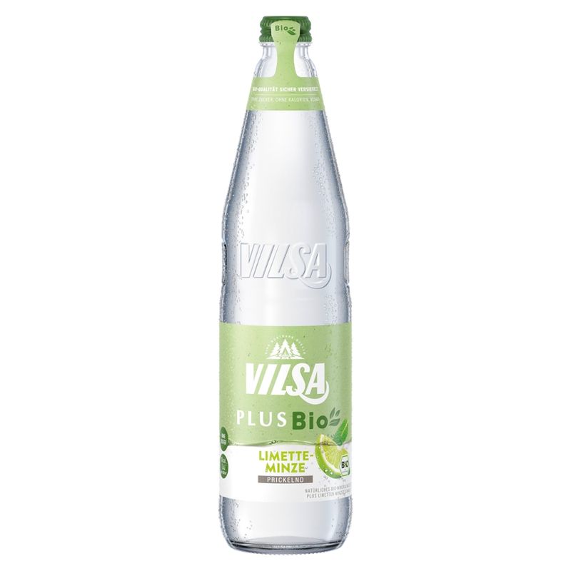 VILSA VILSA Plus Bio Limette-Minze 12x0,70l Glas MW - Produktbild